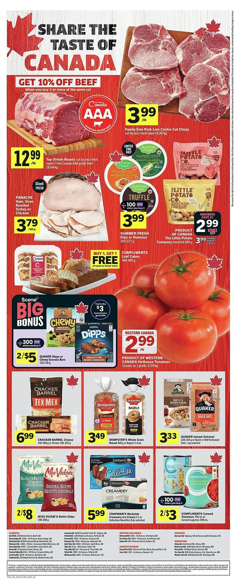 IGA flyer from October 16 to November 6 2025 - flyer page 2