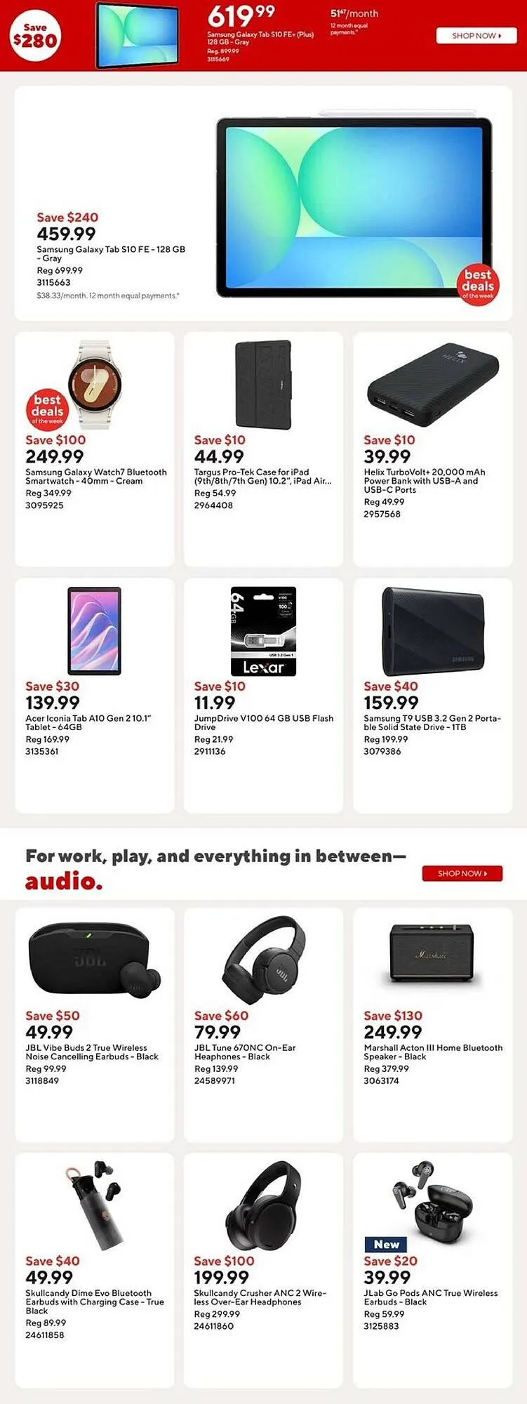 Staples flyer from November 7 to November 14 2025 - flyer page 10