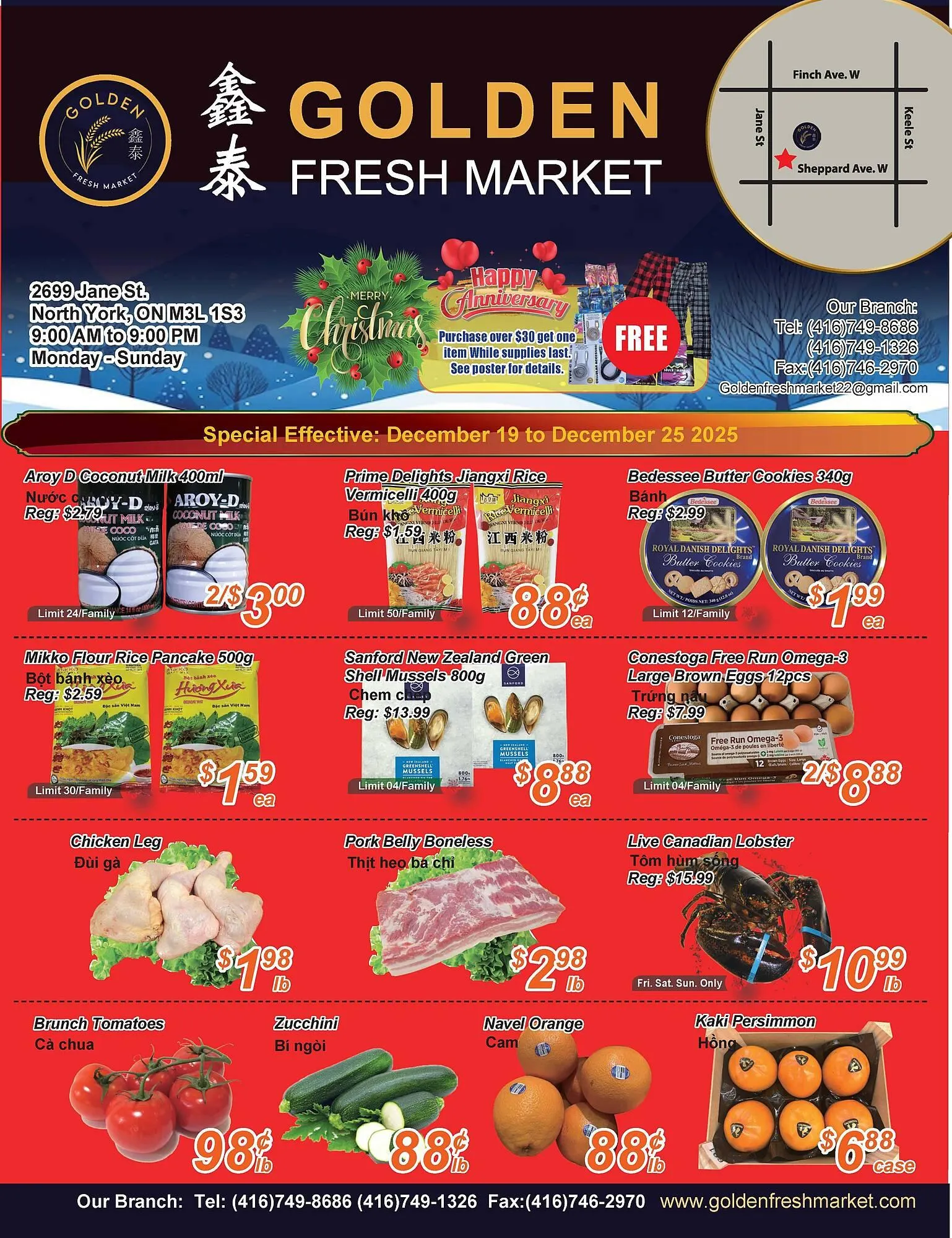 Golden Fresh Market flyer from December 19 to December 25 2025 - flyer page 1