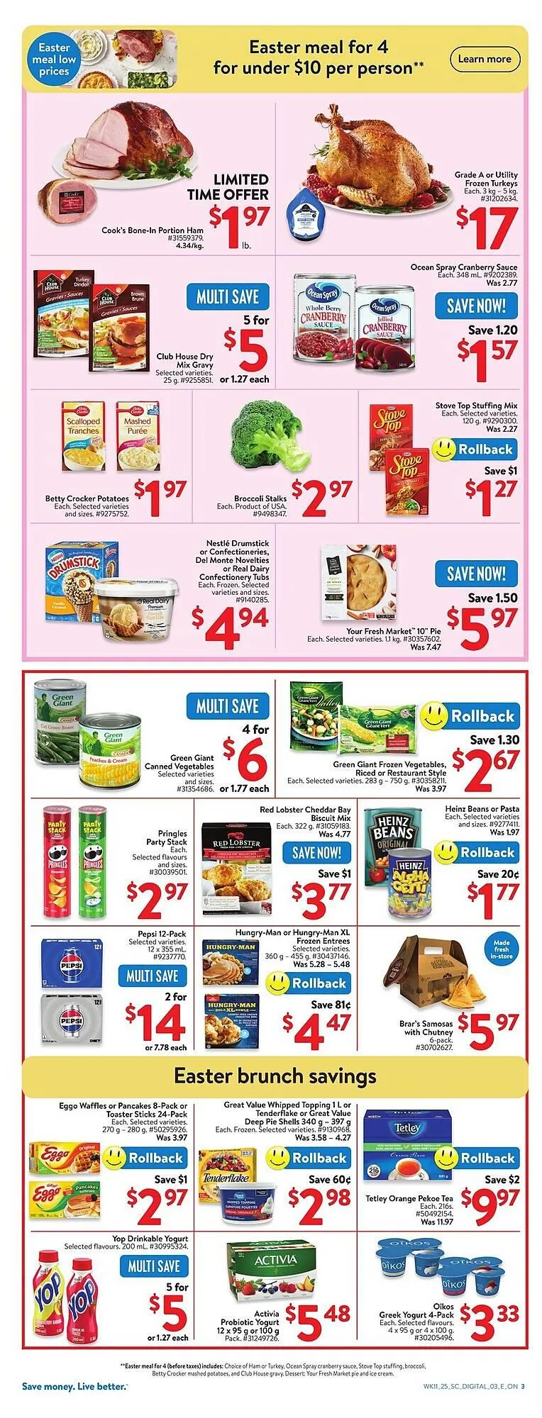 Walmart flyer from April 10 to April 17 2025 - flyer page 4
