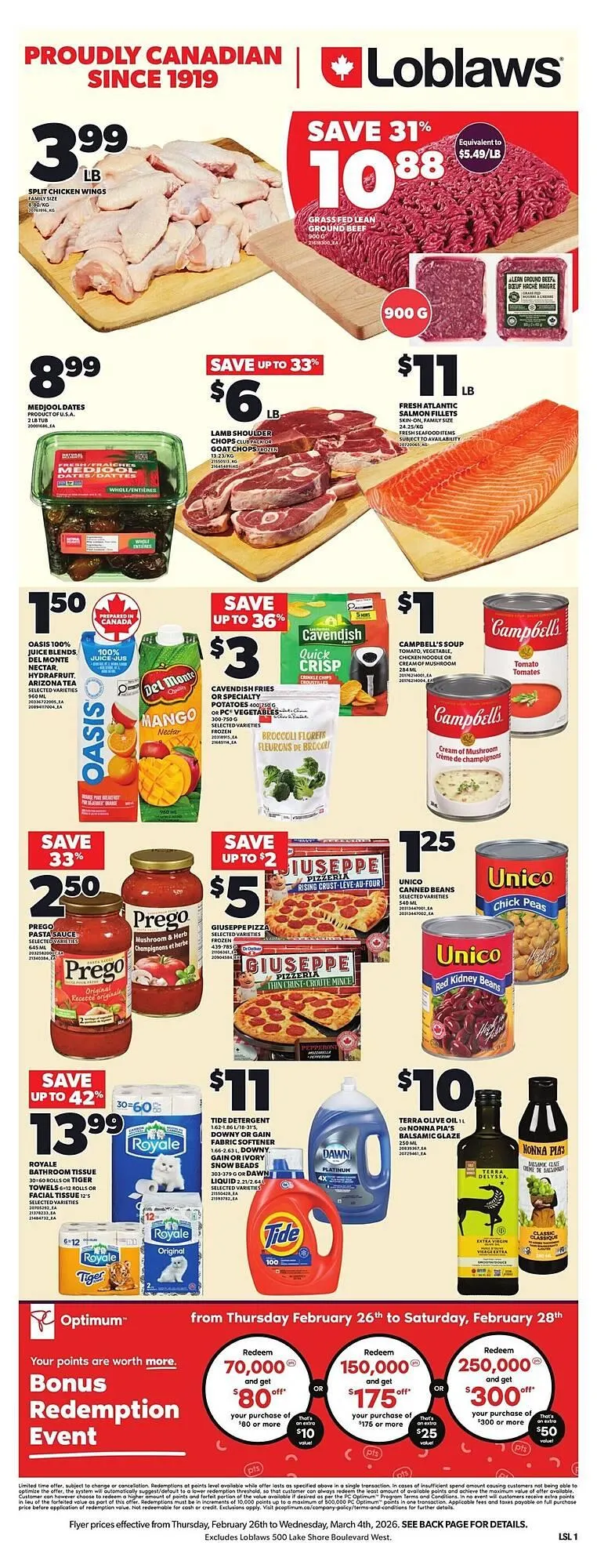 Loblaws flyer from February 26 to March 5 2026 - flyer page 1