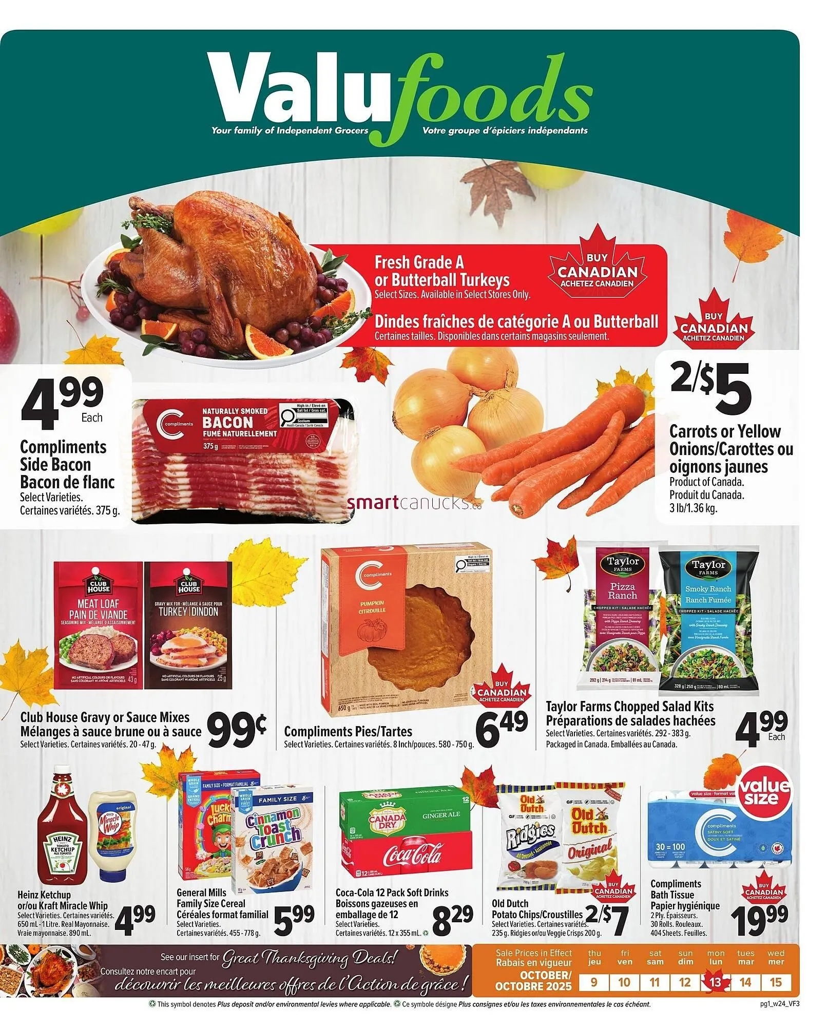 ValuFoods flyer from October 9 to October 15 2025 - flyer page 1
