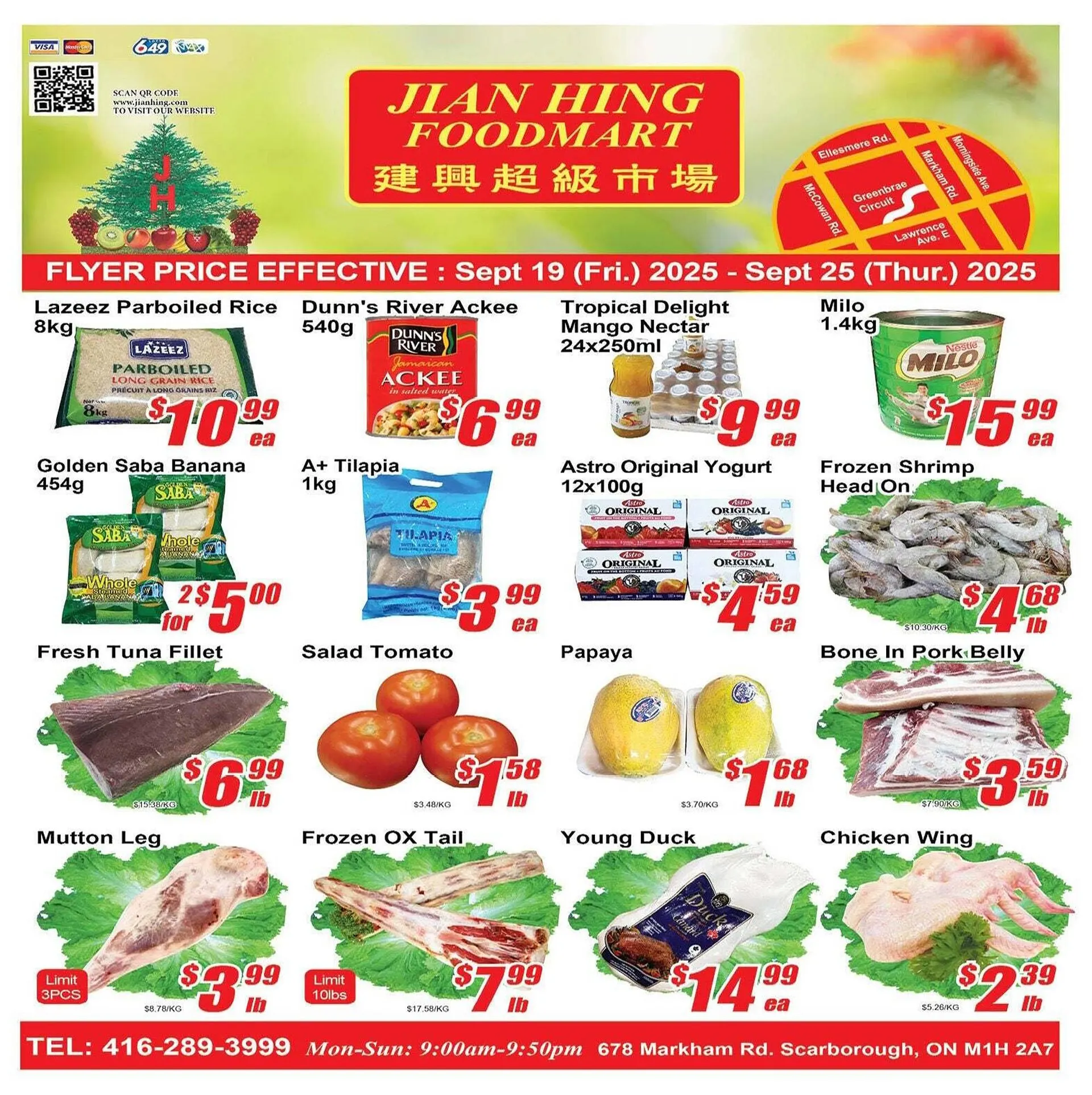 Jian Hing Supermarket flyer from September 18 to September 22 2025 - flyer page 1