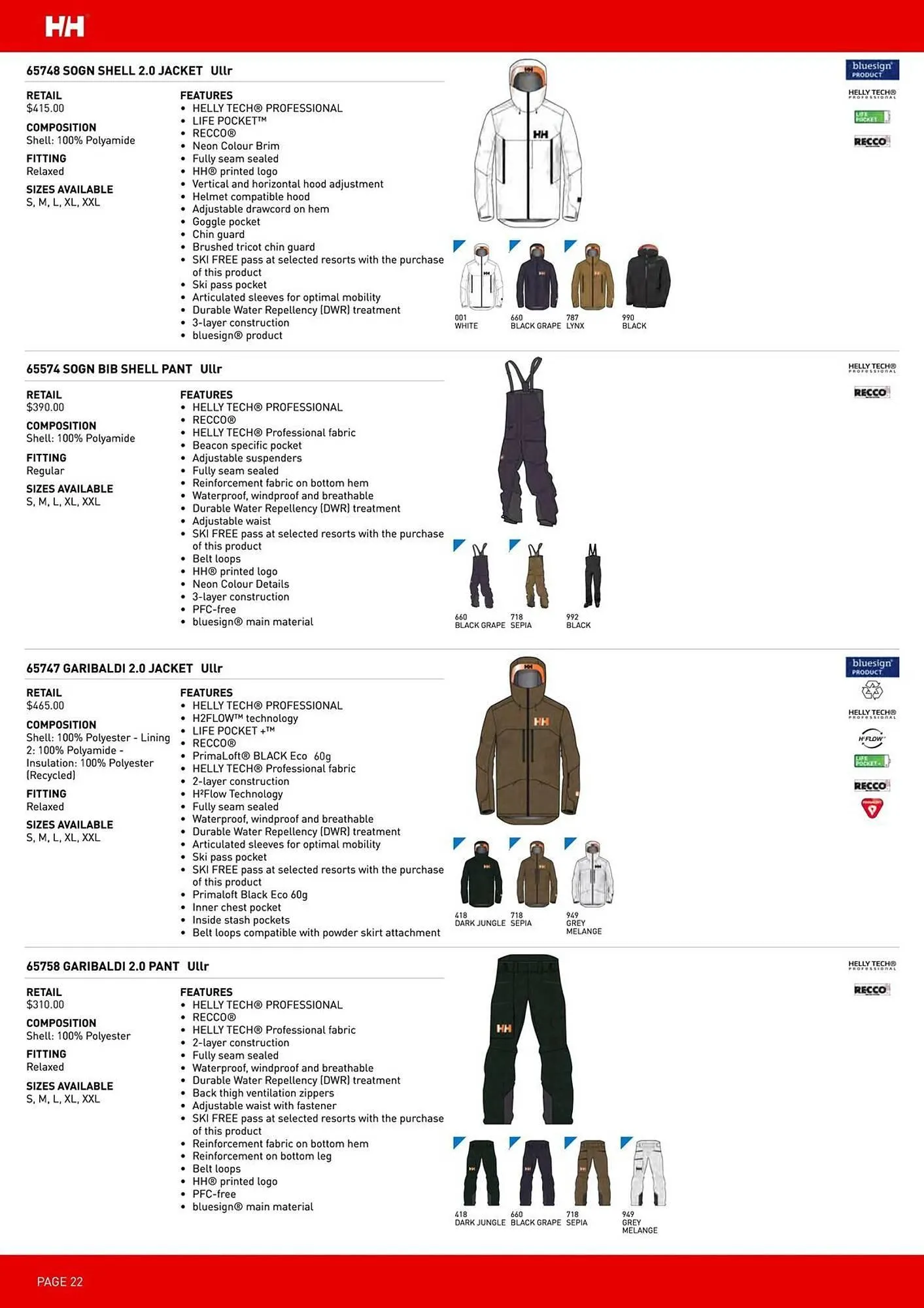 Helly Hansen flyer from September 11 to February 28 2026 - flyer page 22