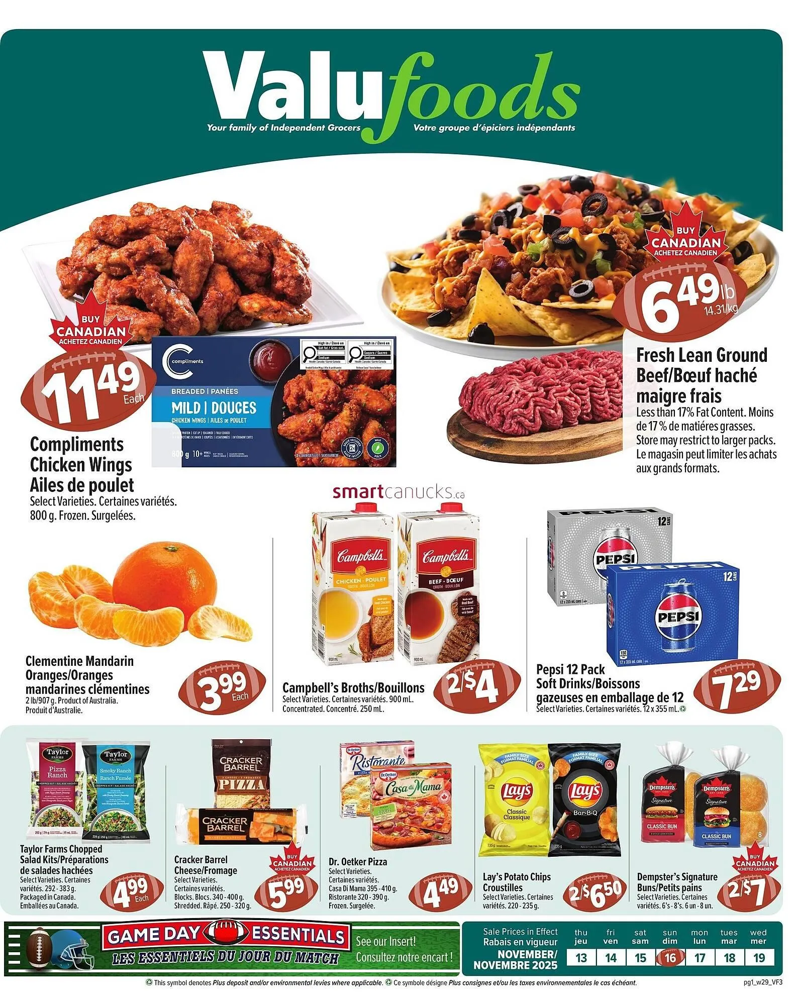 ValuFoods flyer from November 13 to December 10 2025 - flyer page 1