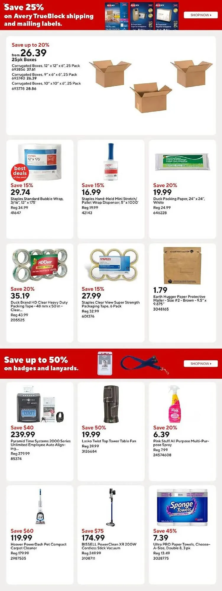 Staples flyer from October 10 to October 13 2025 - flyer page 15