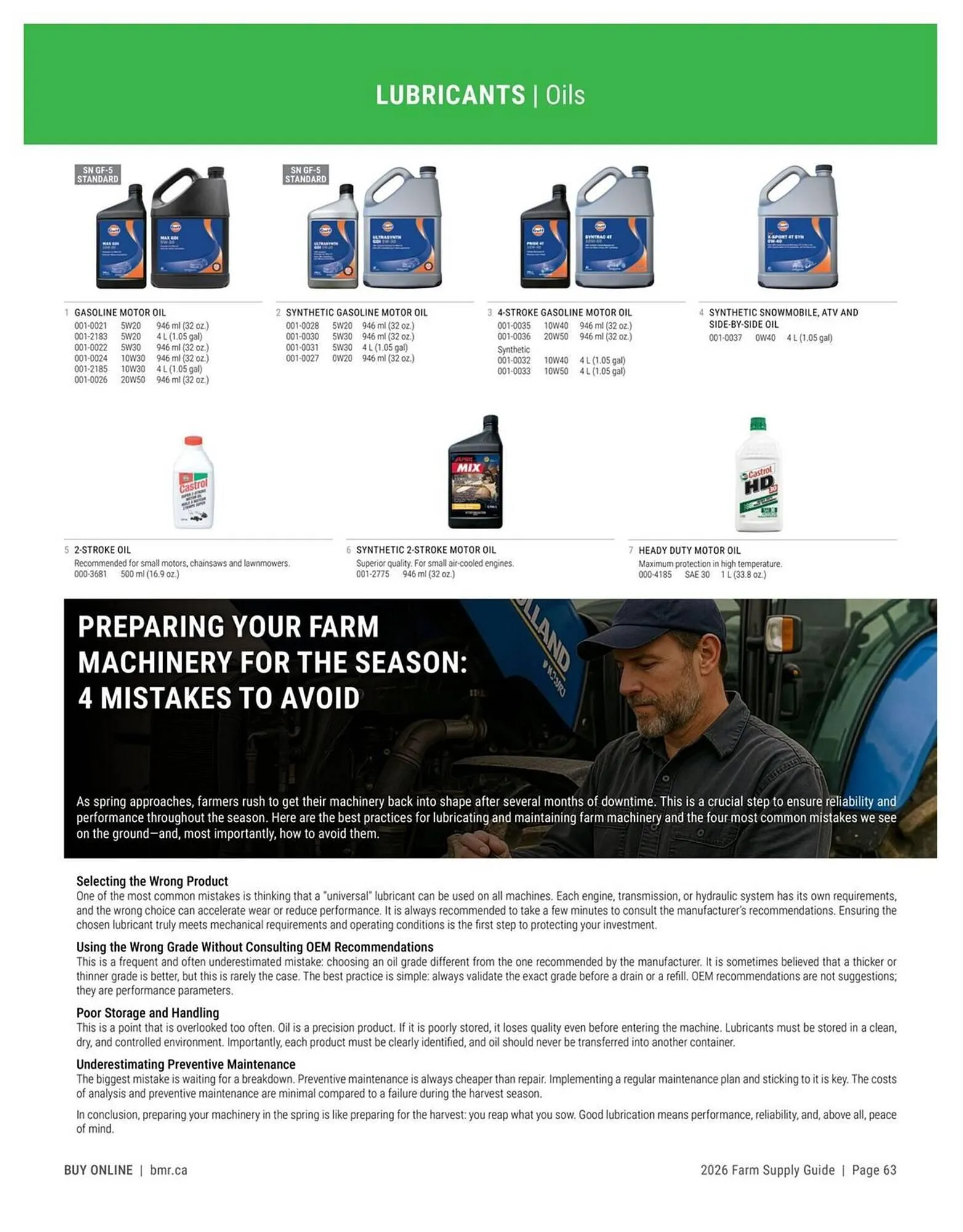 BMR flyer from January 9 to December 31 2026 - flyer page 63