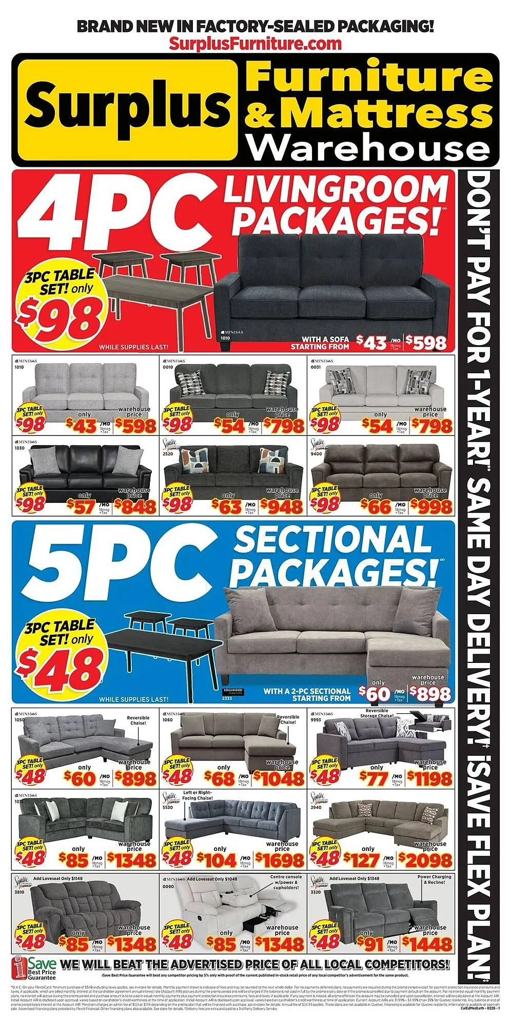 Surplus Furniture flyer - 1