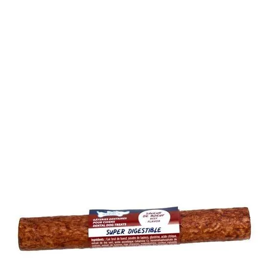 Beef Tube Dental Dog Treat, 15 cm