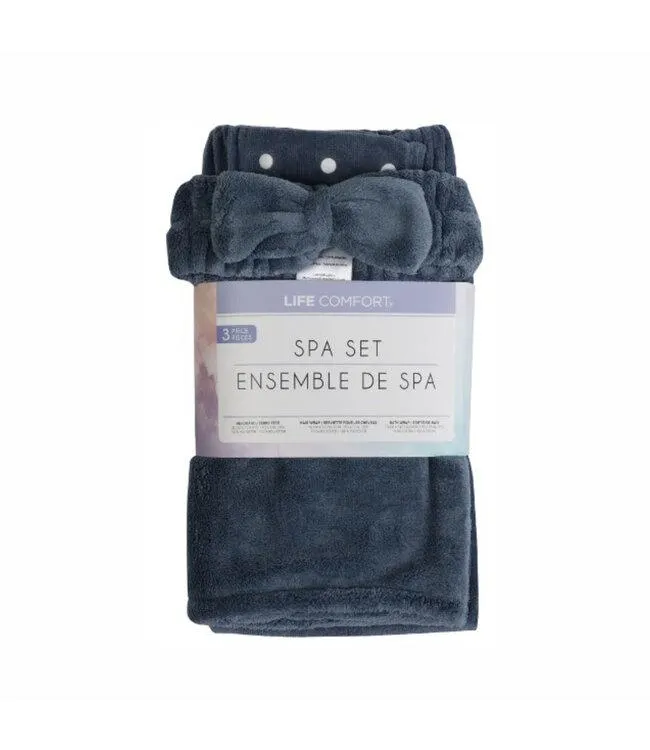 3Pc ADULT SPA GIFT SET BLUE