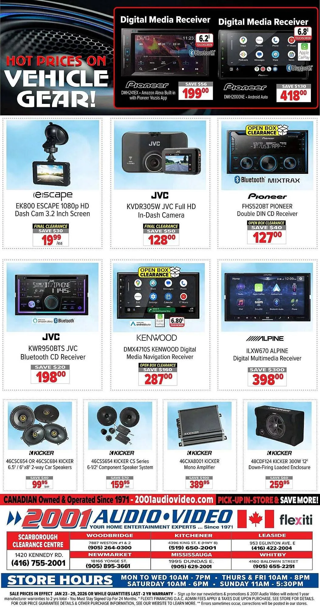 2001 Audio Video flyer from January 23 to January 30 2026 - flyer page 15
