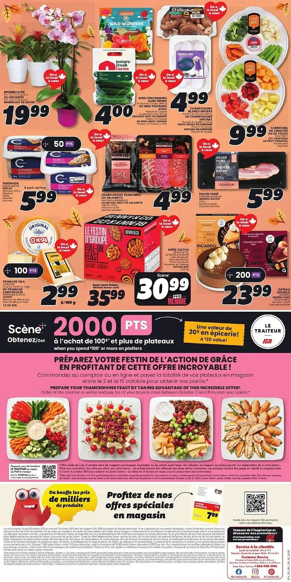 IGA flyer from October 9 to October 15 2025 - flyer page 4