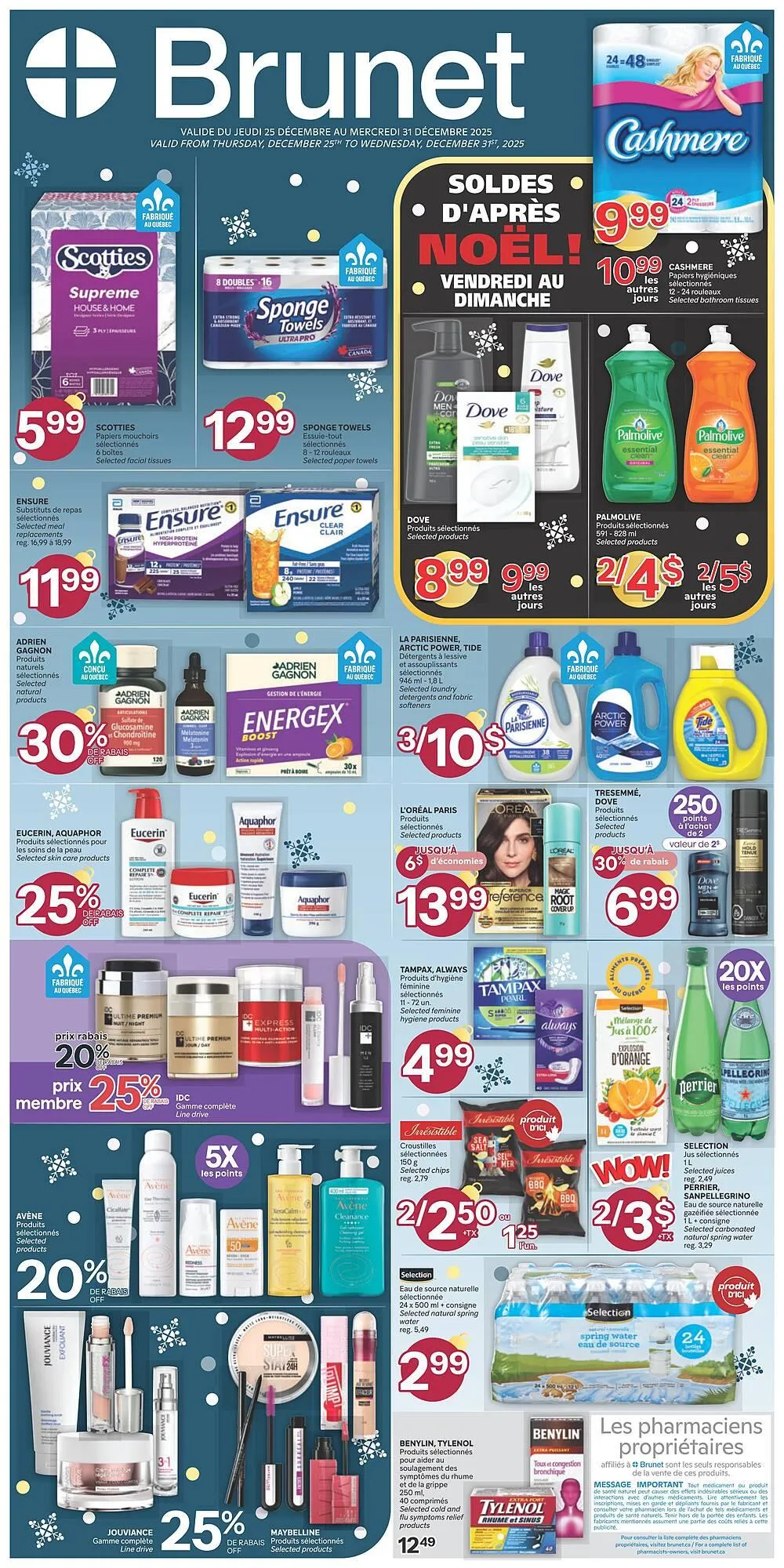 Brunet flyer from December 25 to December 31 2025 - flyer page 1