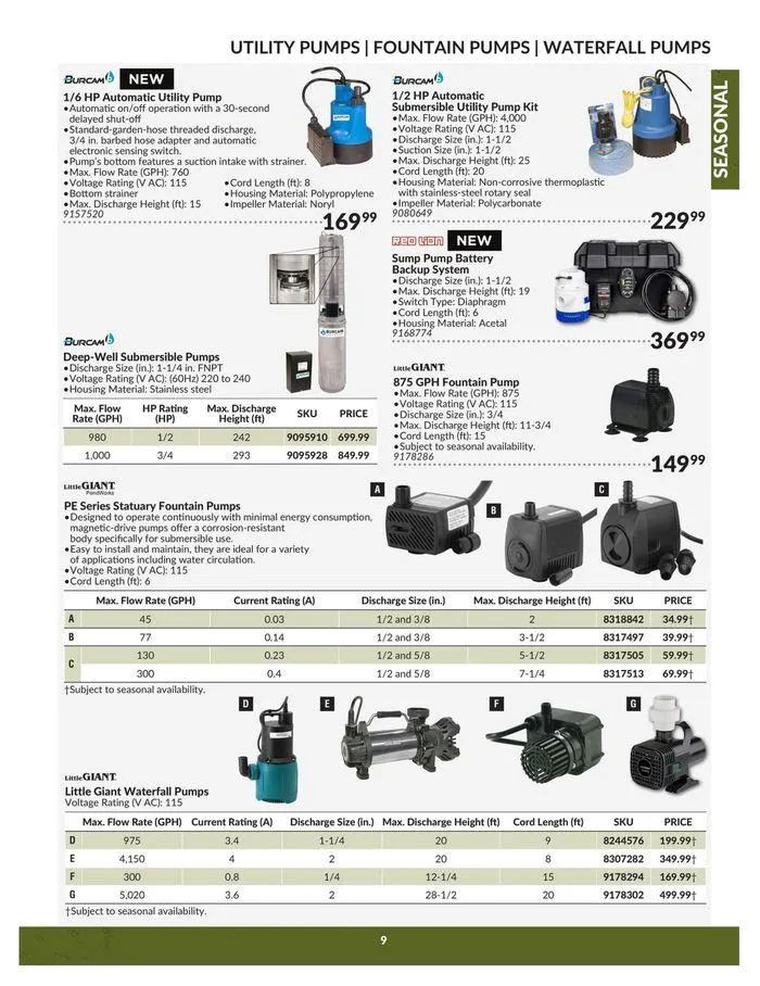Seasonal Catalogue from April 23 to April 22 2025 - flyer page 9