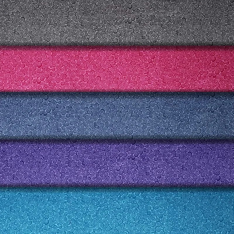 Curly Q Tonal - 45" - 100% cotton