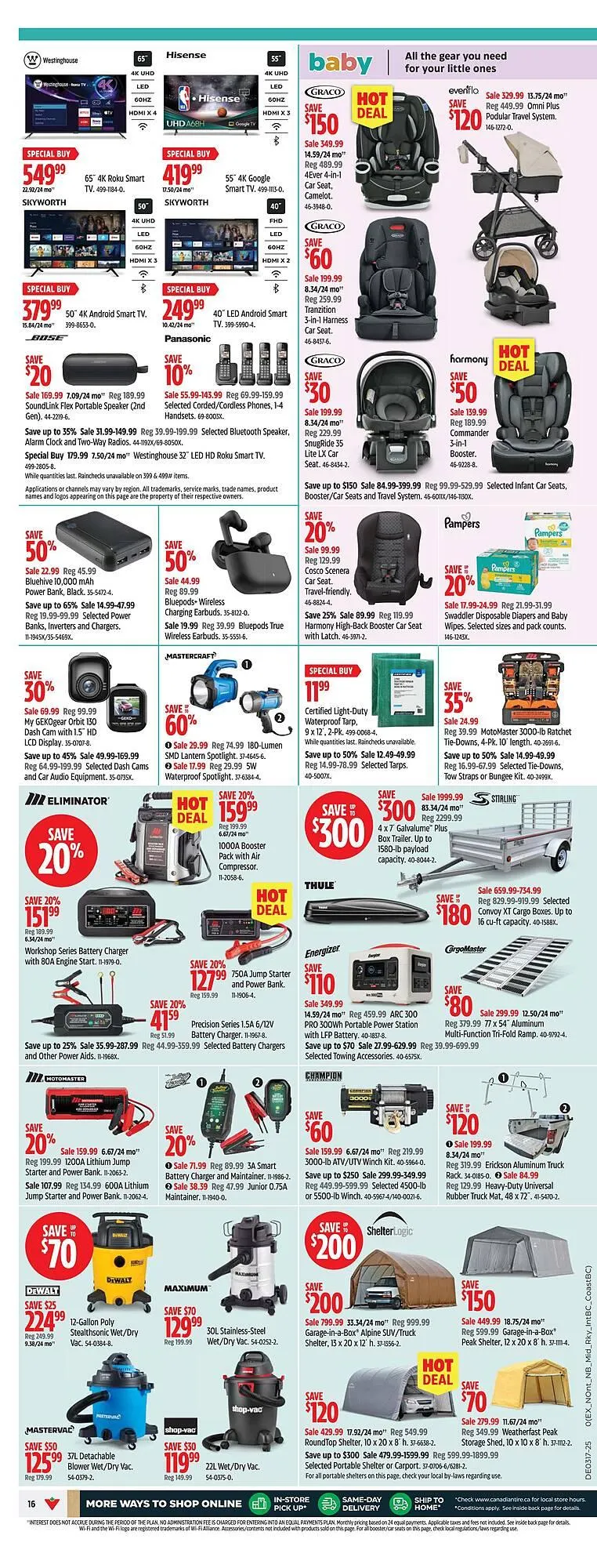 Canadian Tire flyer from April 16 to April 22 2025 - flyer page 16