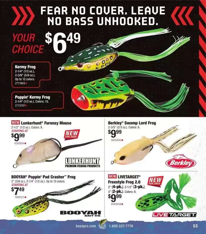 Fishing Specialist Catalog from March 5 to April 3 2025 - flyer page 52