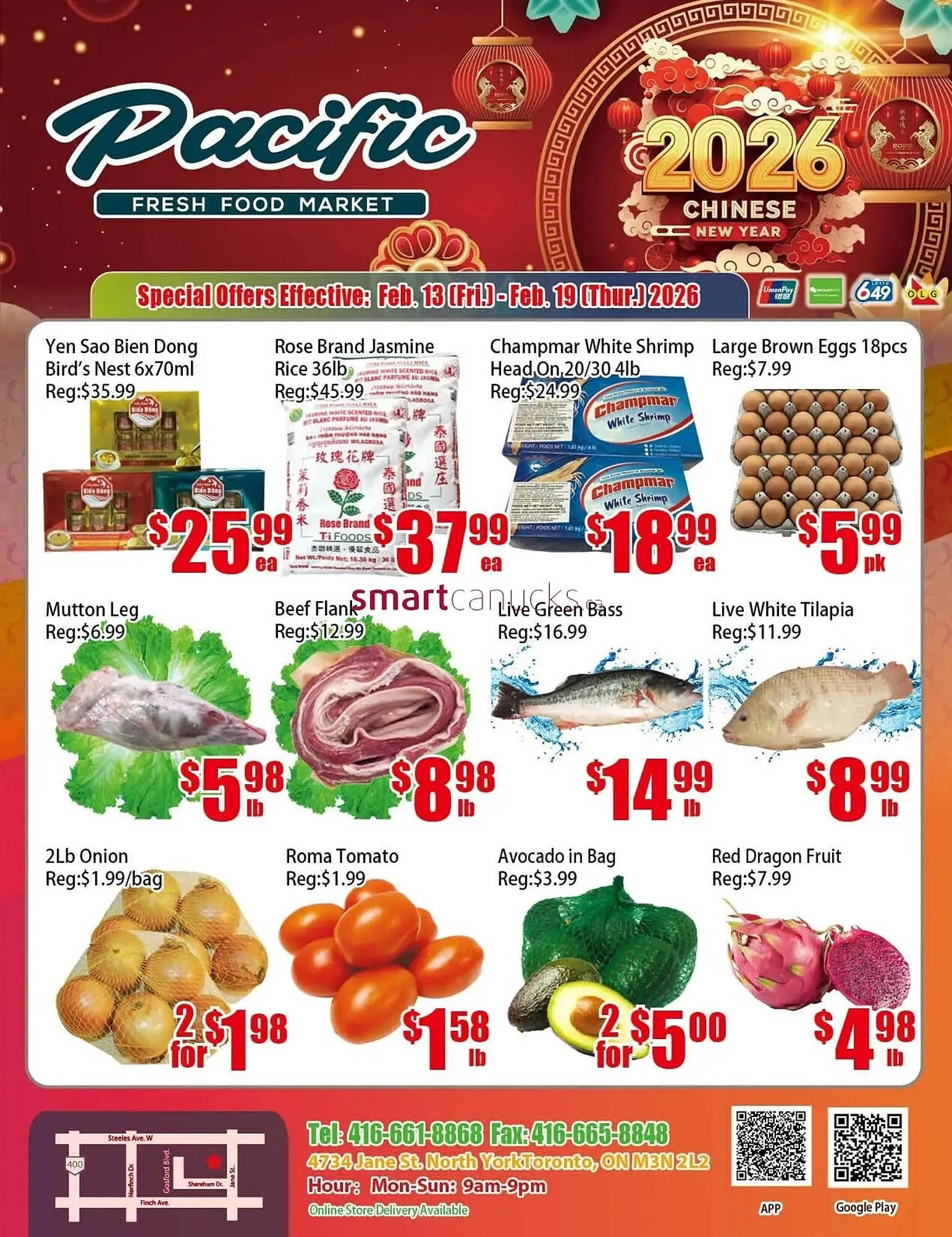New Pacific Supermarket flyer - 1