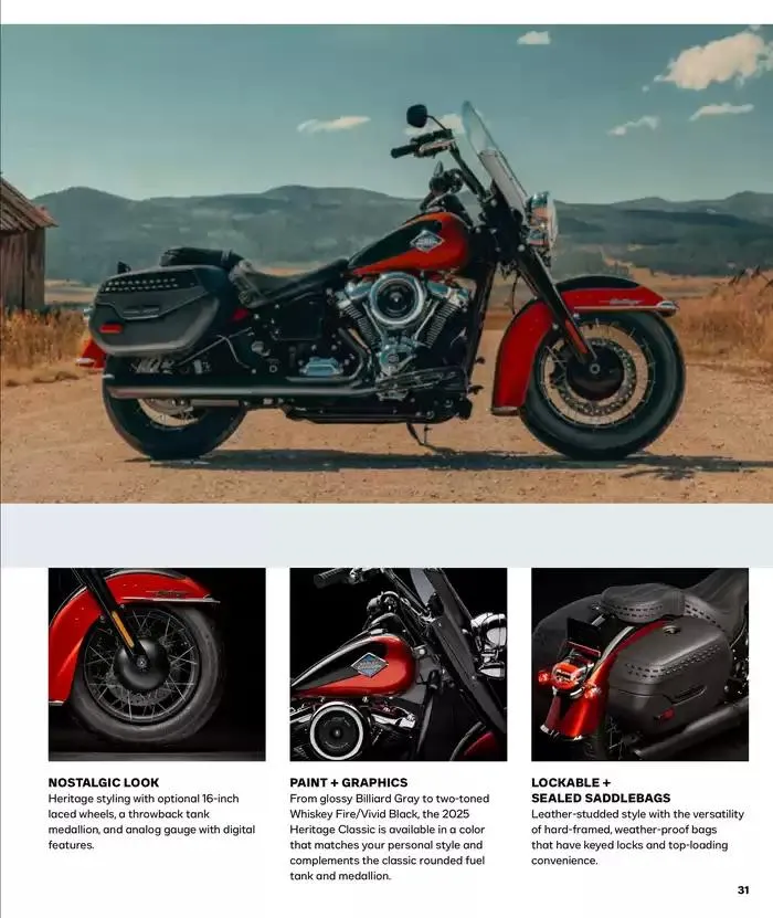 Harley Davidson 2025 Brochure from February 6 to February 6 2026 - flyer page 31