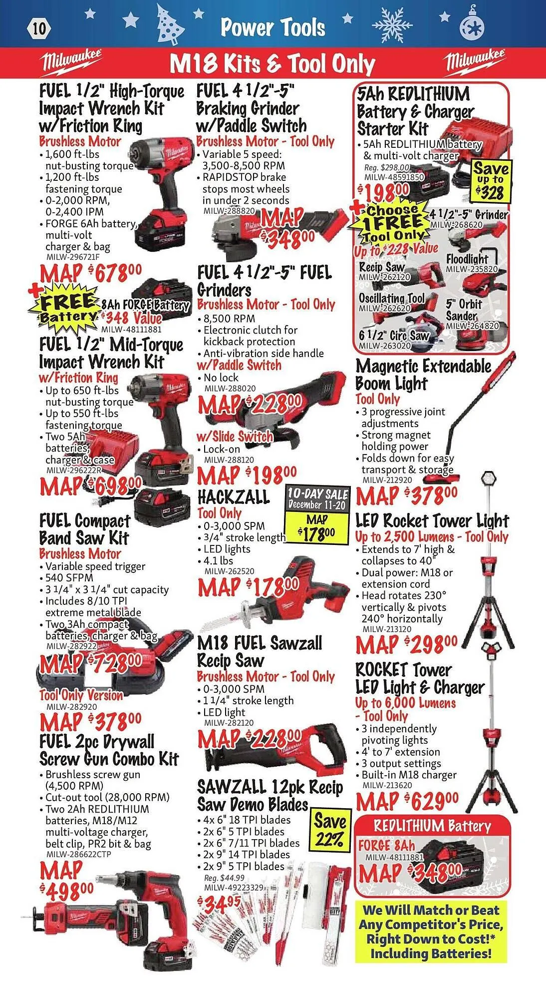 KMS Tools flyer from December 1 to January 1 2026 - flyer page 10