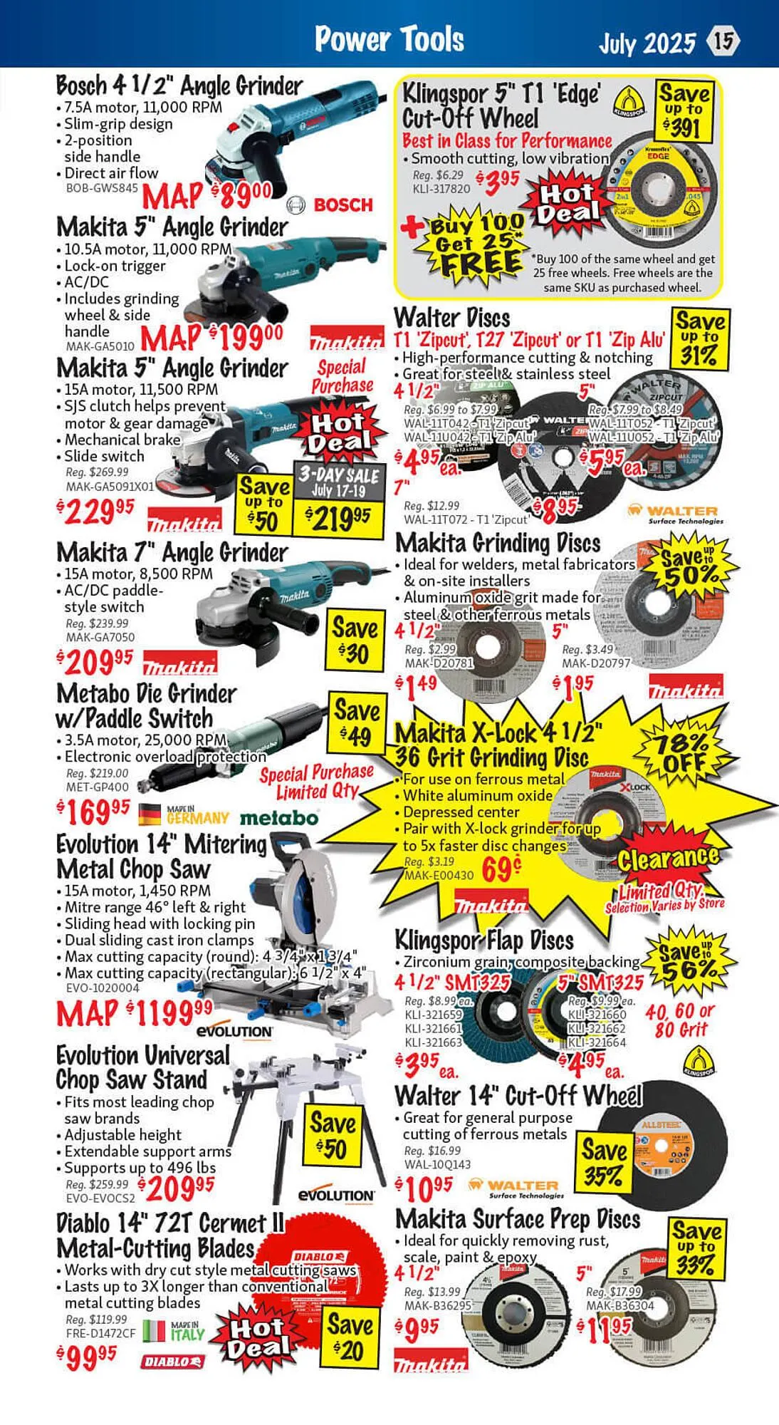 KMS Tools flyer from July 3 to July 9 2025 - flyer page 15