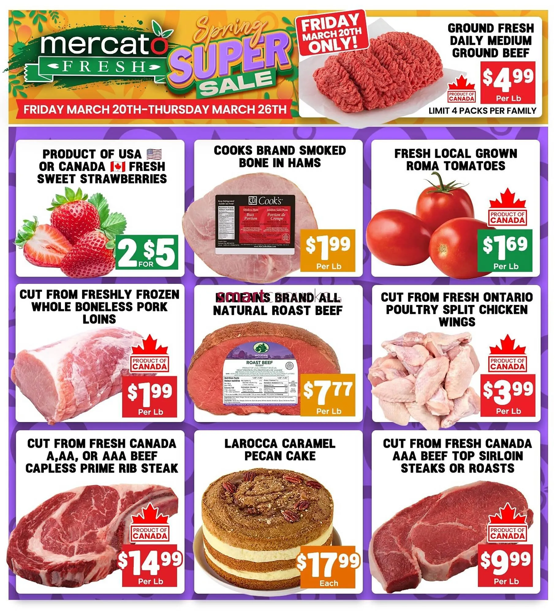 Mercato Fresh flyer from March 20 to March 26 2026 - flyer page 1