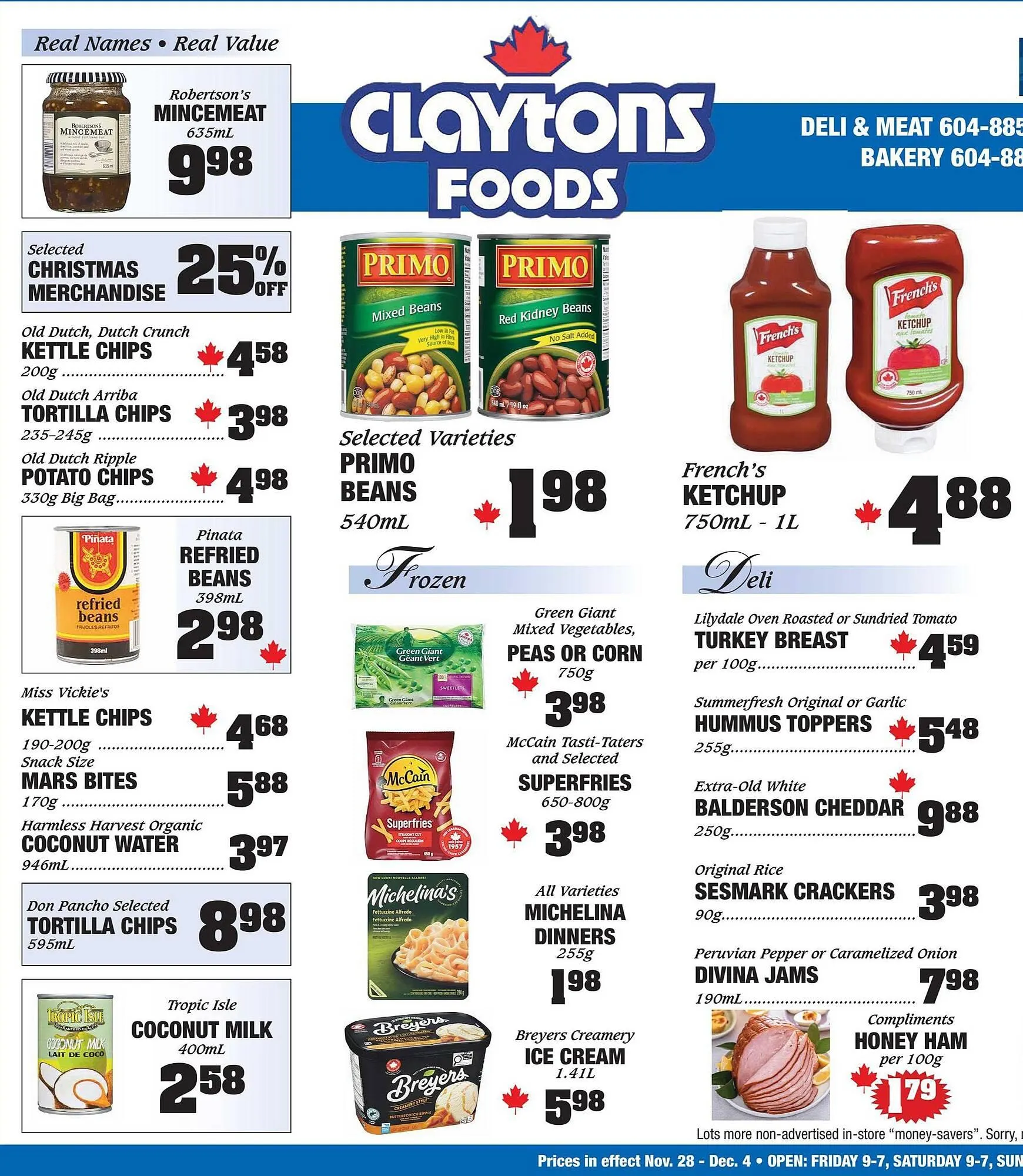 Claytons Heritage Market flyer from November 28 to December 4 2025 - flyer page 2