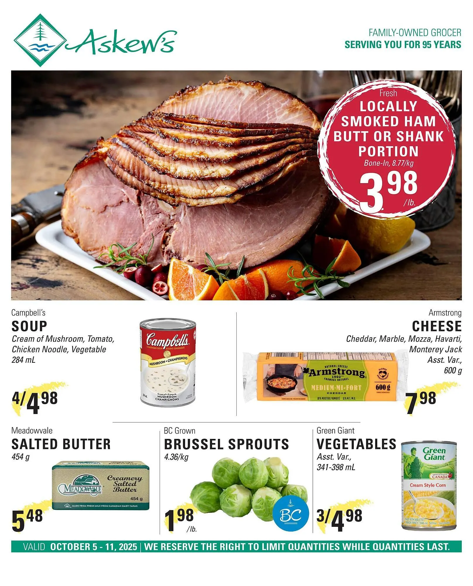 Askews Foods flyer from October 5 to October 11 2025 - flyer page 1