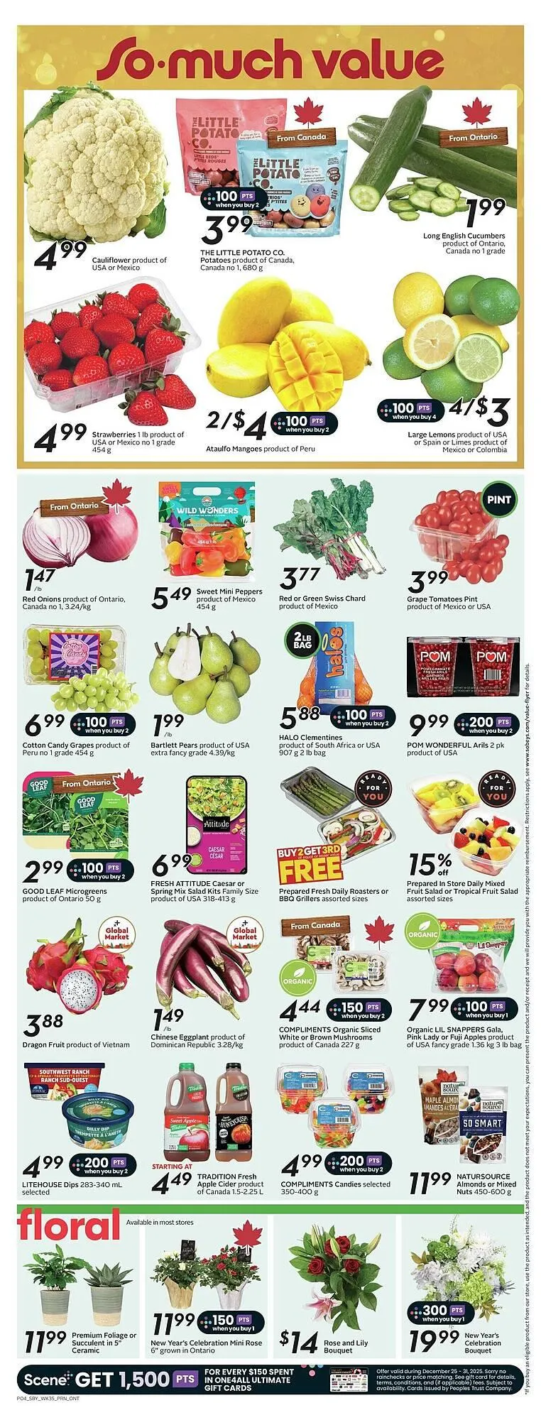 Sobeys flyer from December 25 to January 1 2026 - flyer page 7