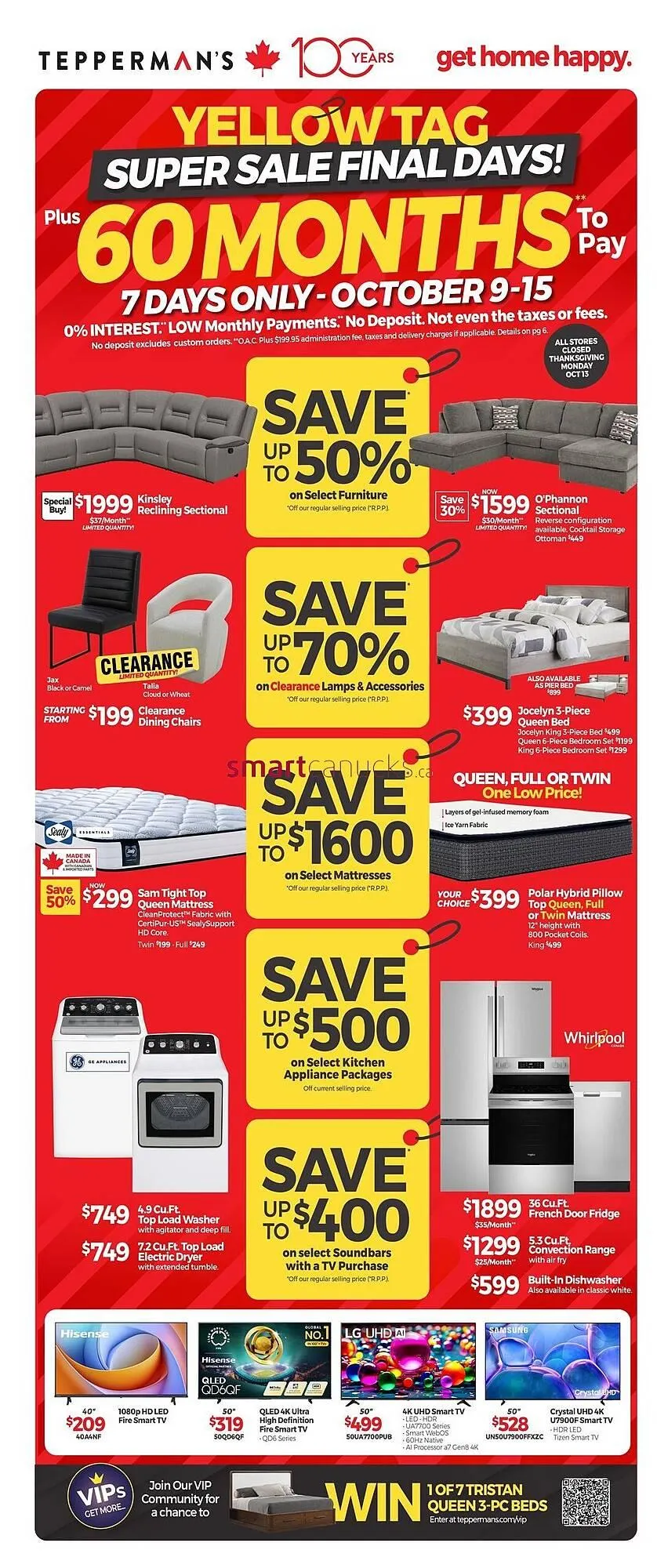 Tepperman's flyer from October 9 to October 15 2025 - flyer page 1