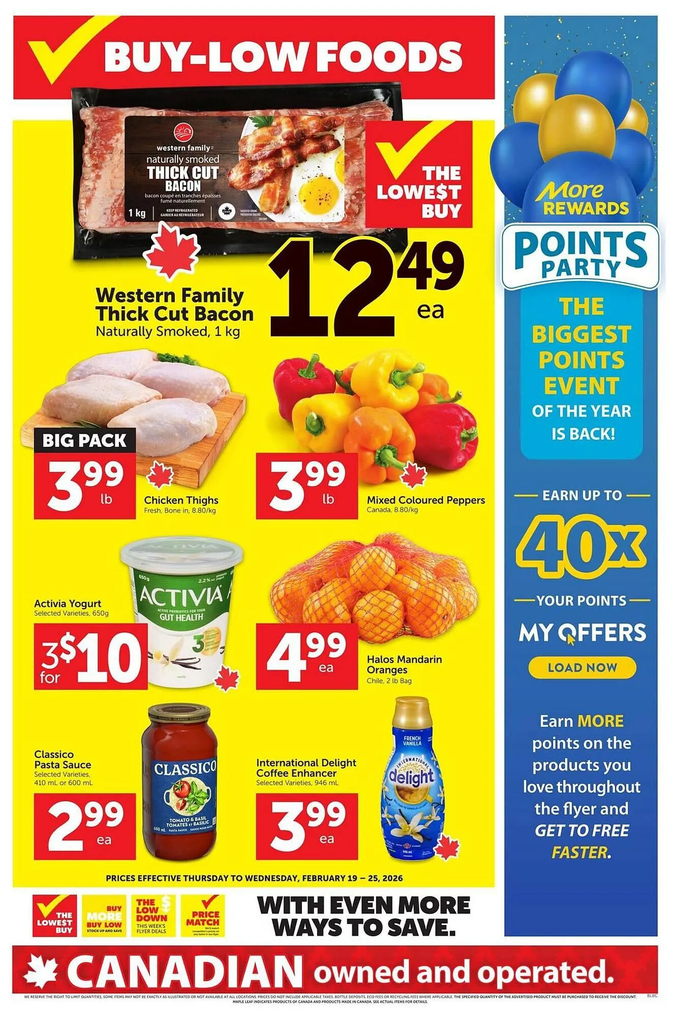 Buy-Low Foods flyer from February 19 to February 25 2026 - flyer page 1