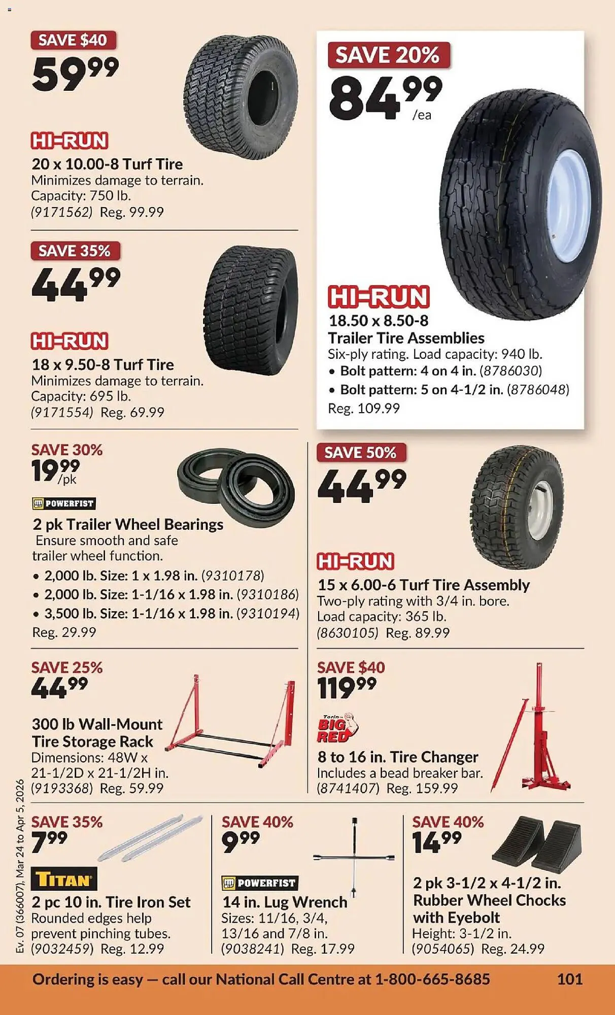 Princess Auto flyer from March 24 to April 6 2026 - flyer page 109