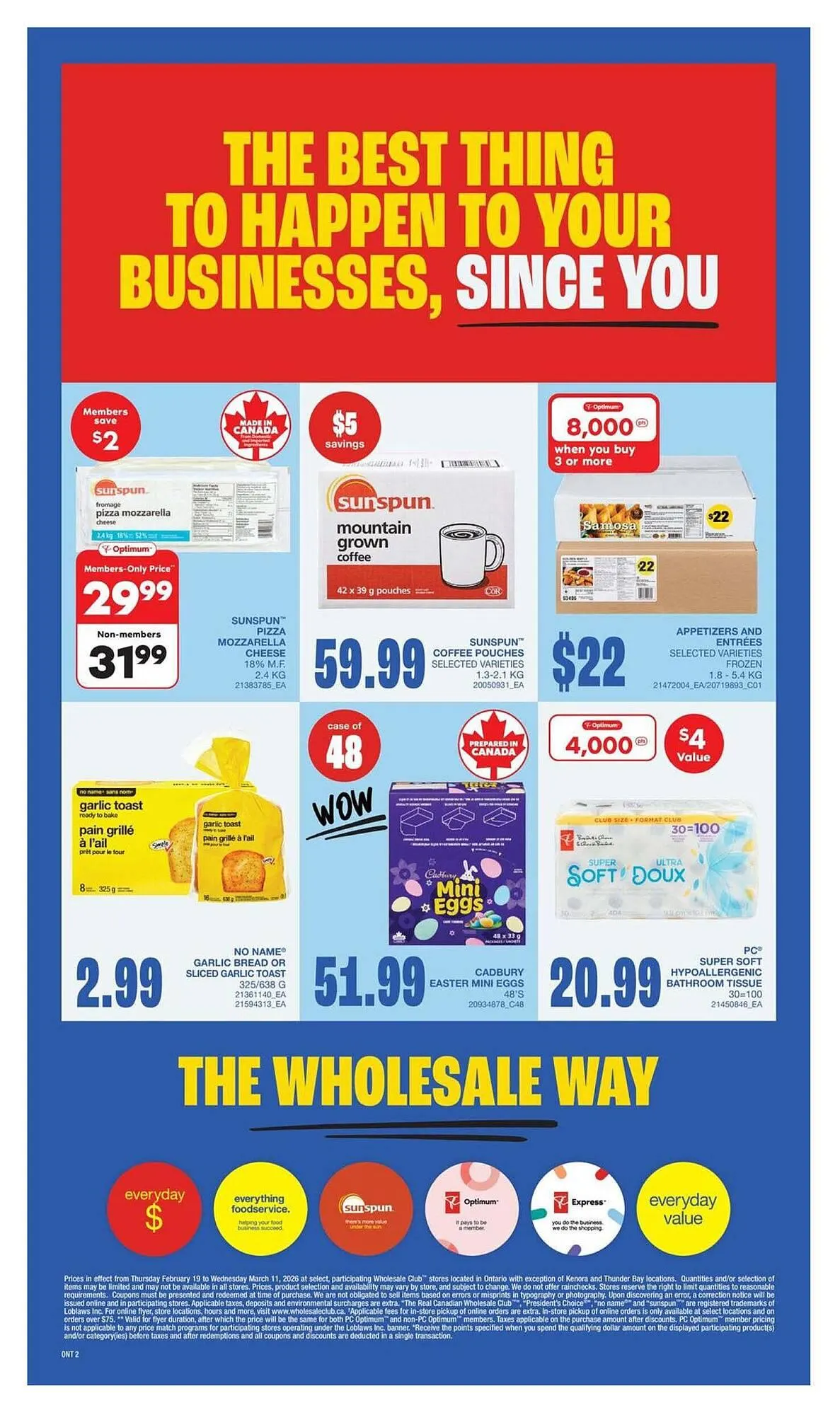 Wholesale Club flyer from February 19 to February 26 2026 - flyer page 4