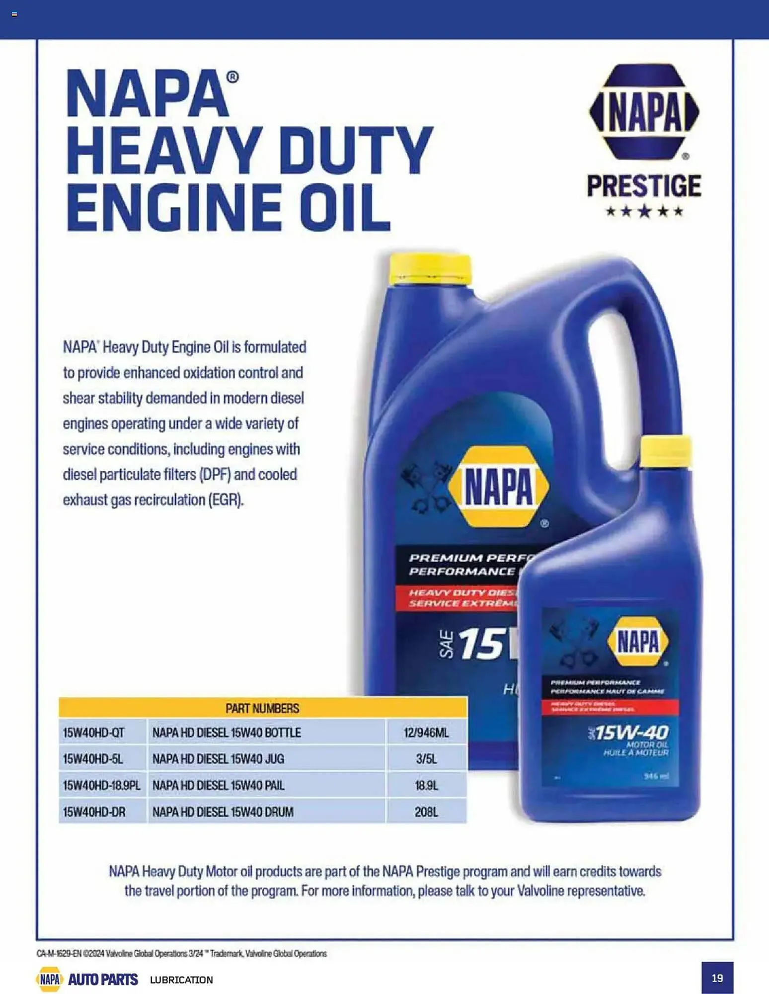 NAPA Auto Parts flyer from July 1 to August 30 2025 - flyer page 19