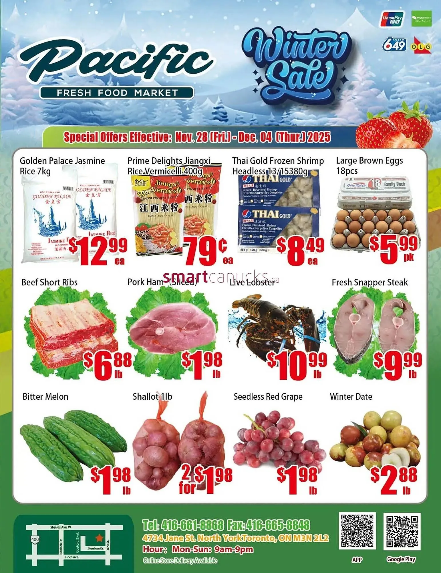 New Pacific Supermarket flyer - 1