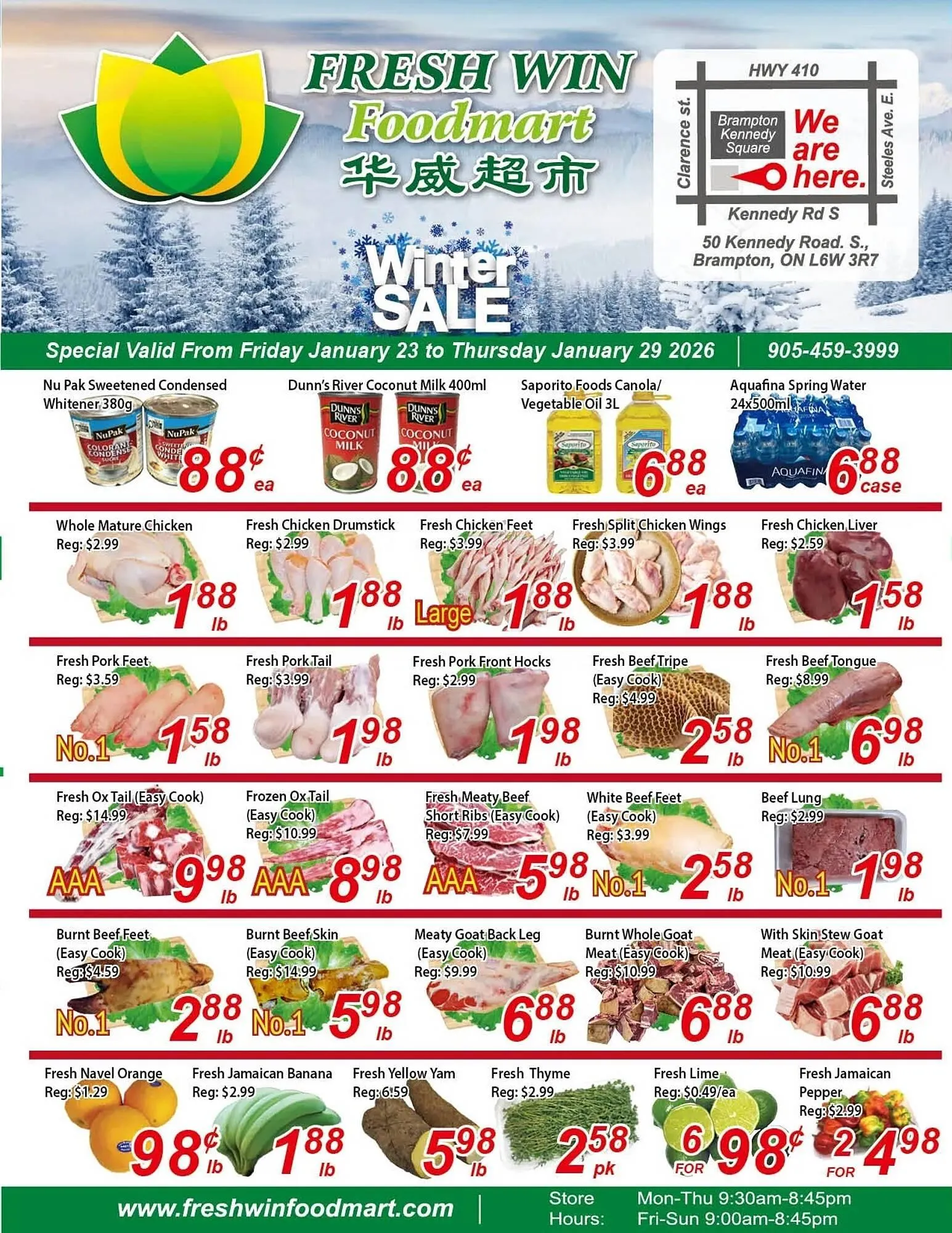Fresh Win Foodmart flyer - 1