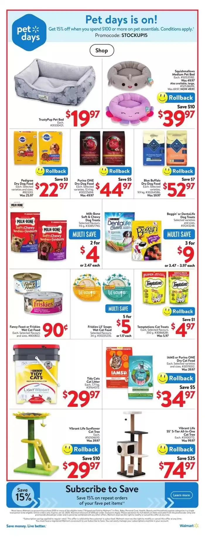 Walmart flyer from January 9 to January 15 2025 - flyer page 10