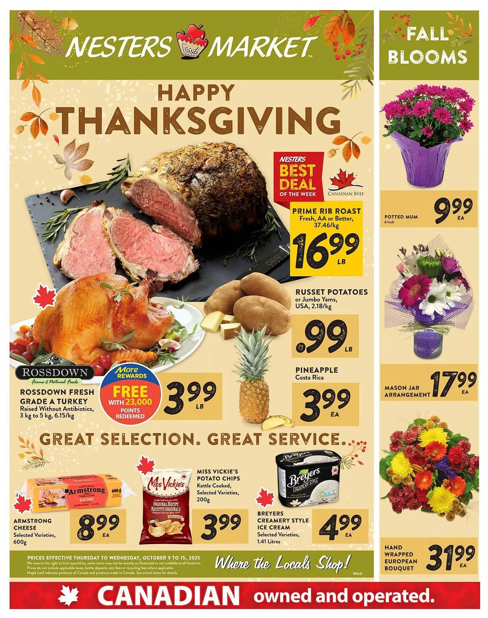 Nesters Market flyer from October 9 to October 15 2025 - flyer page 1