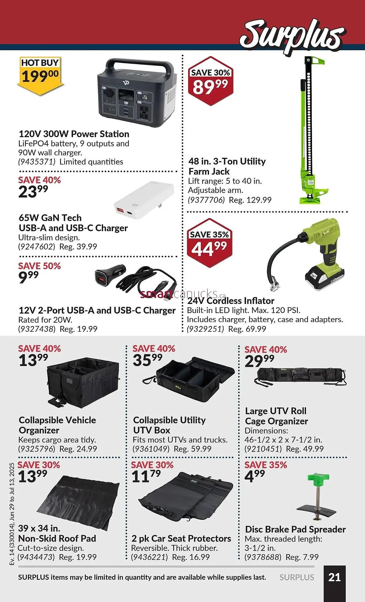 Princess Auto flyer from July 3 to July 9 2025 - flyer page 25