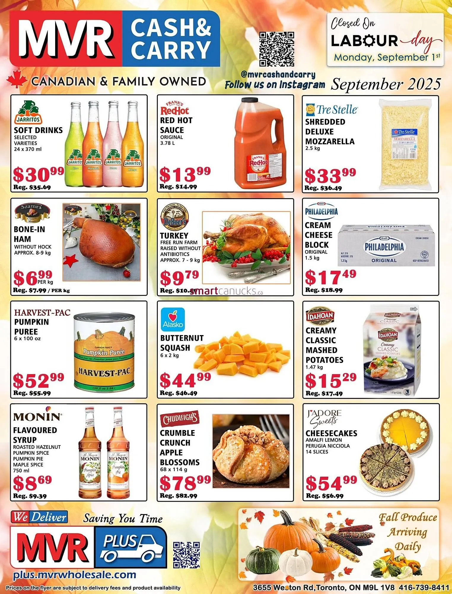 MVR Cash & Carry flyer from September 1 to September 30 2025 - flyer page 1