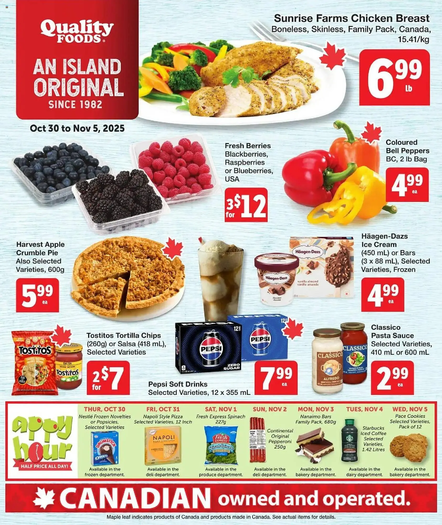 Quality Foods flyer from October 30 to November 6 2025 - flyer page 1