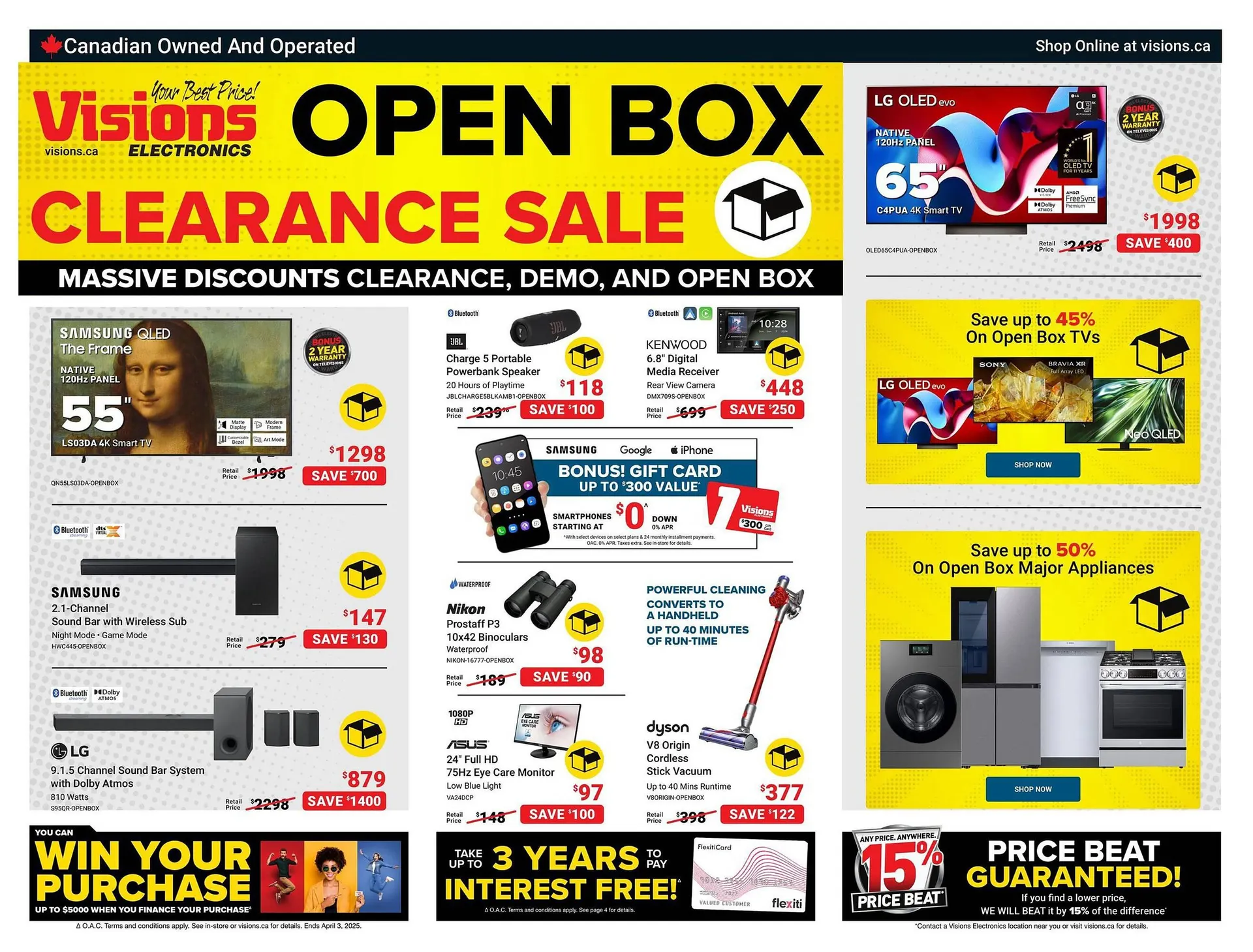 Visions Electronics flyer - 1