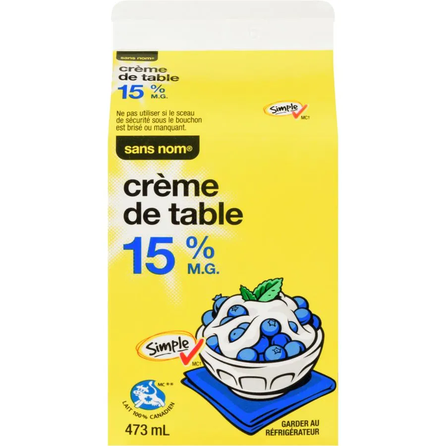 Crème 15 %