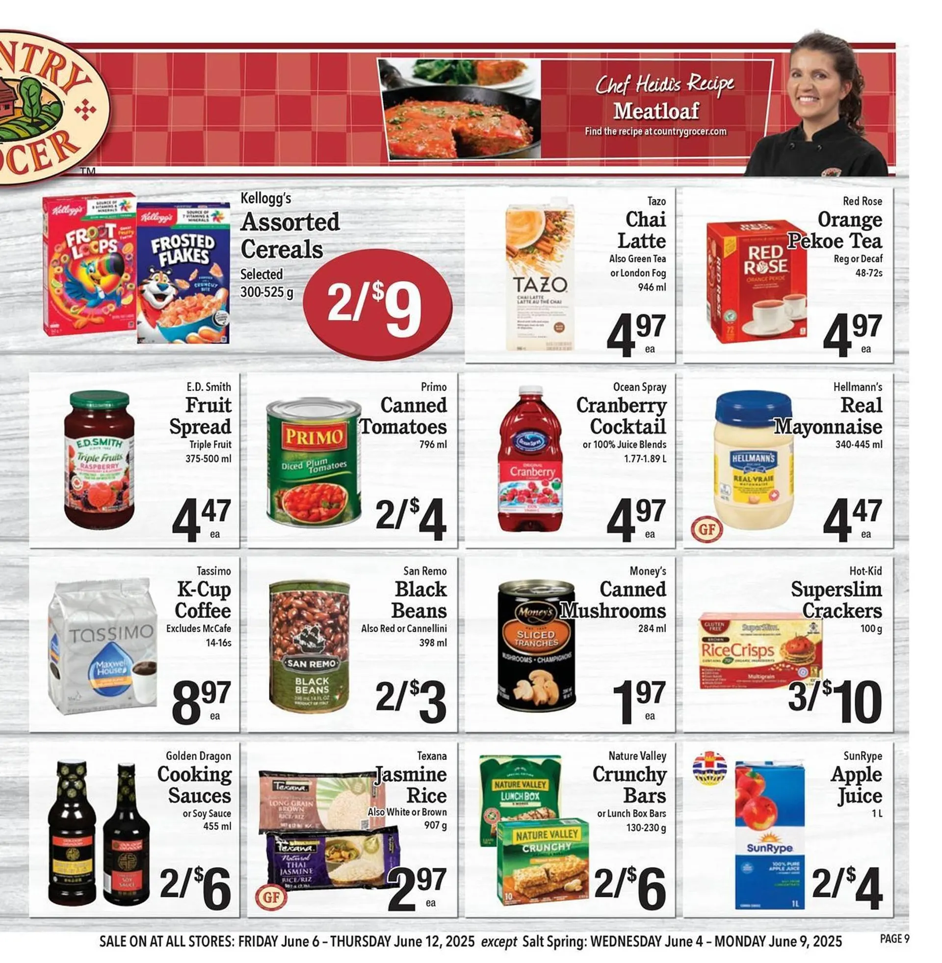 Country Grocer flyer from June 6 to June 12 2025 - flyer page 9