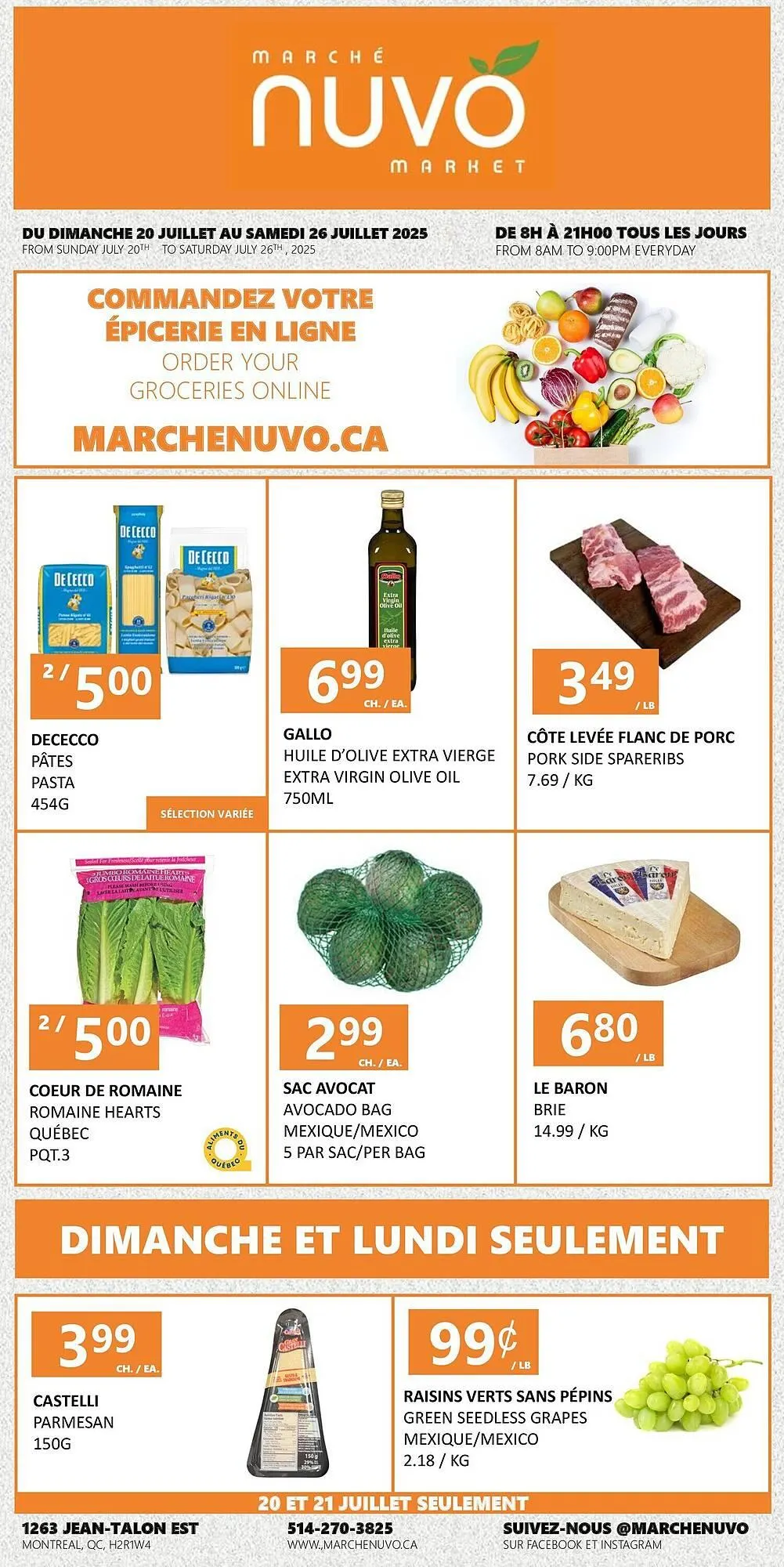 Marche Nuvo flyer - 1