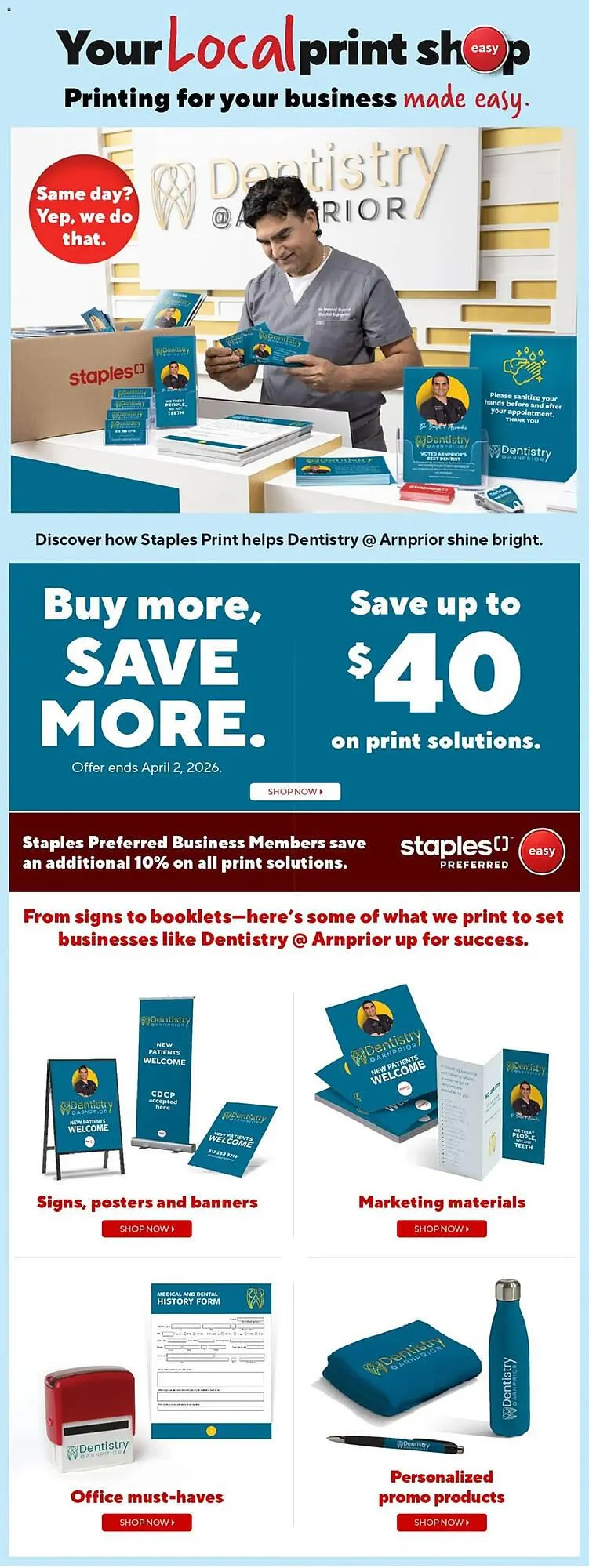 Staples flyer from March 6 to March 13 2026 - flyer page 2