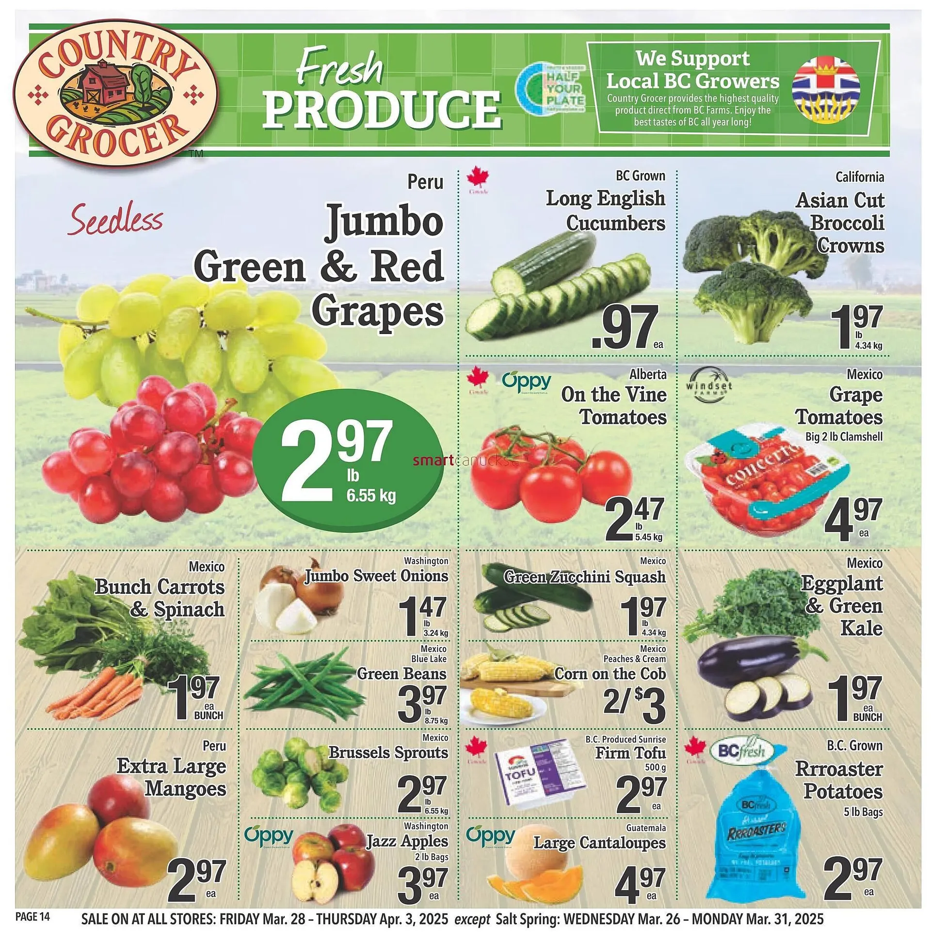 Country Grocer flyer from March 27 to April 2 2025 - flyer page 14