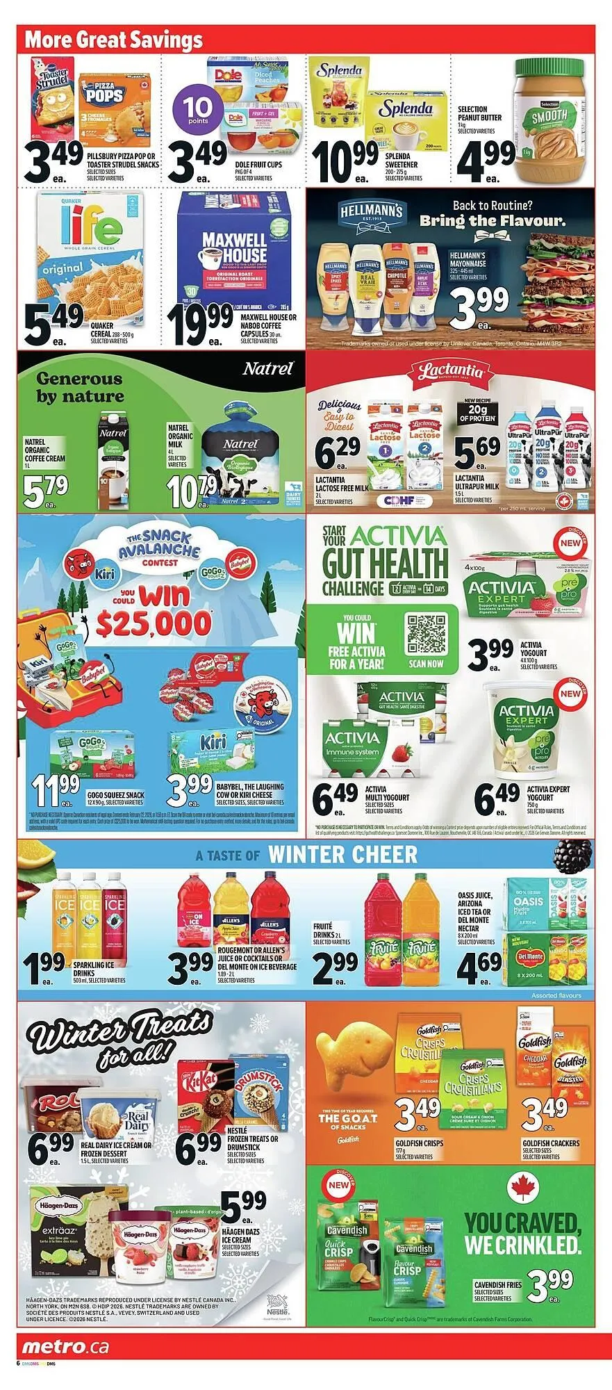 Metro flyer from January 7 to January 14 2026 - flyer page 12