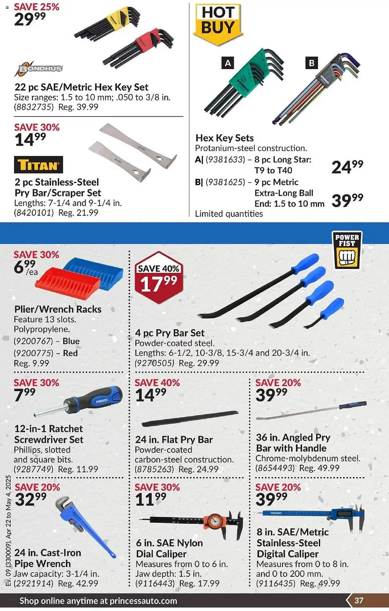 Princess Auto flyer from April 22 to May 4 2025 - flyer page 42