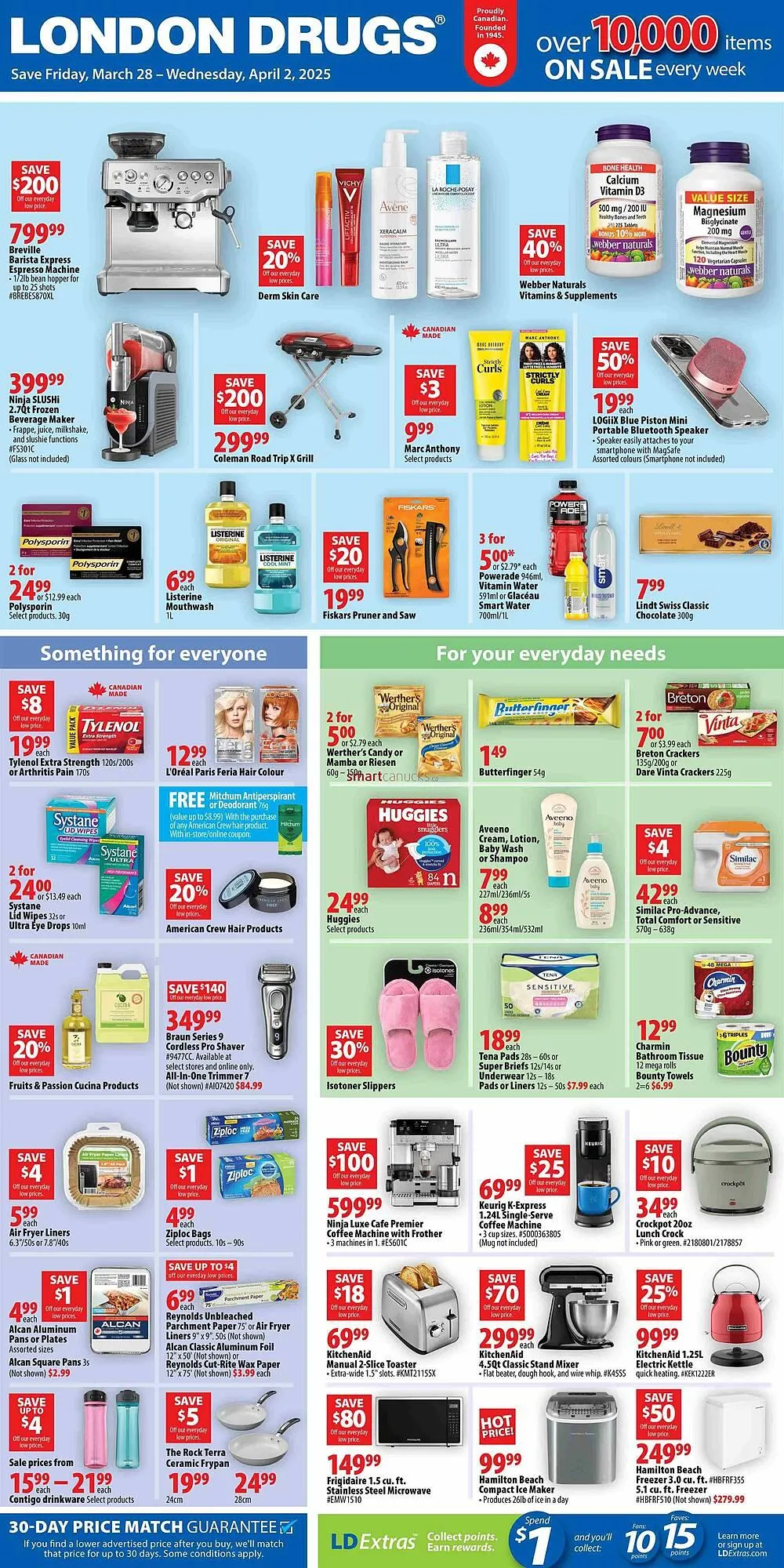 London Drugs flyer from March 27 to April 2 2025 - flyer page 1